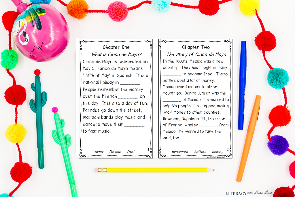 cinco de mayo comprehension worksheet